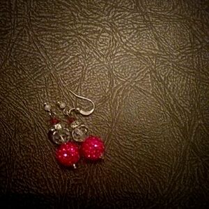 ❄️Hand-made 🎅 Santa Earrings ❄️ Winter Sale❄️